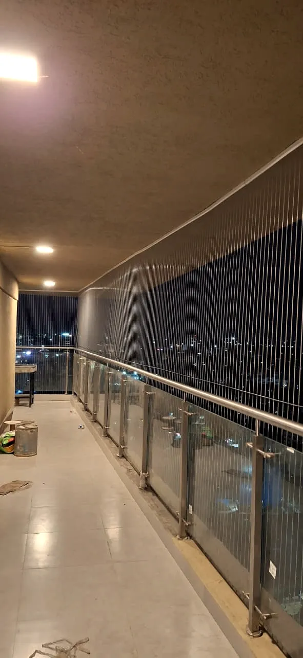 Forty feet of quiet — Invisible grill by Allind Safety